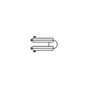Double Pipe Heat Exchanger PID Symbol